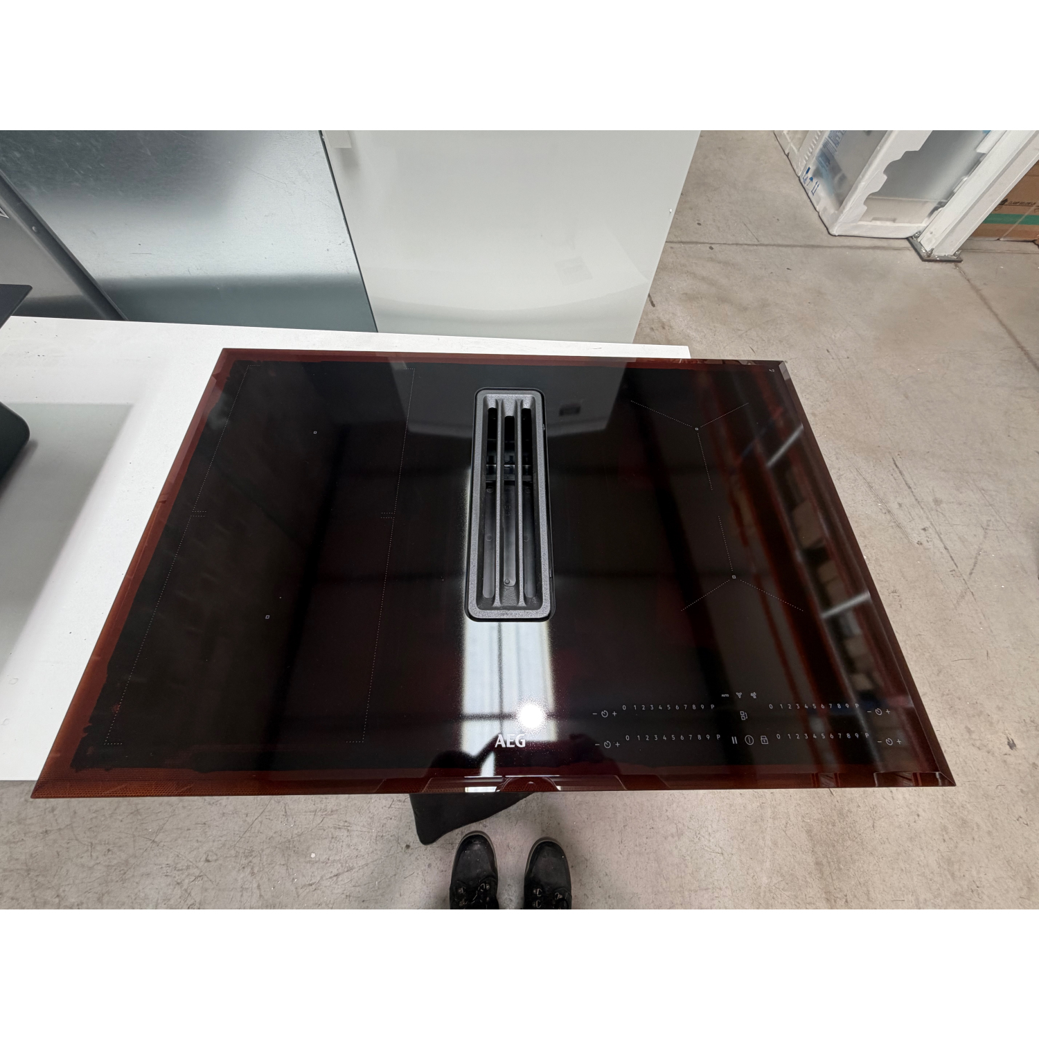 AEG CCE84543FB 78cm Recirculating Air Venting Induction Hob full image